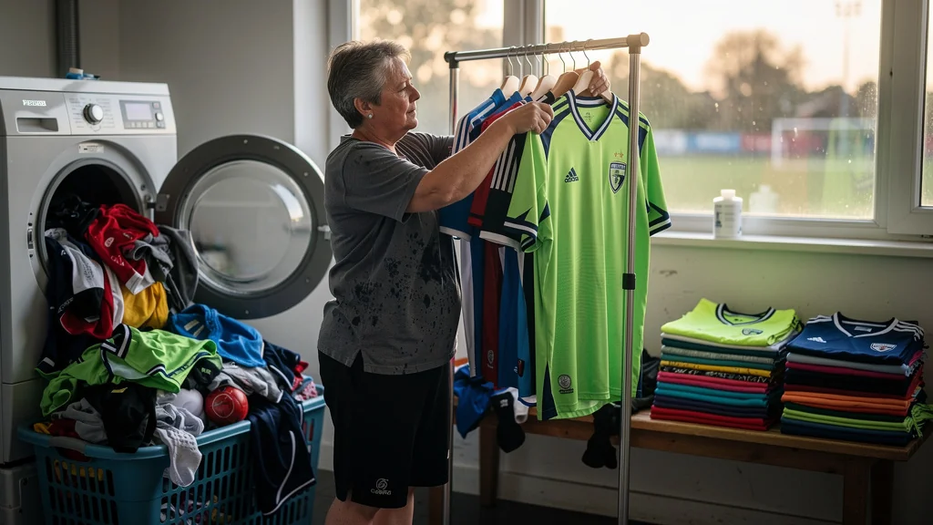 Une saison à laver les maillots de l'équipe, ce que j'ai appris du textile