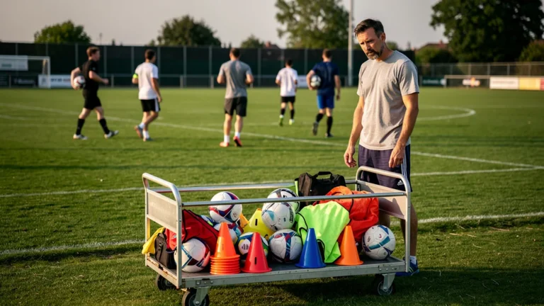 Zappé de compter le matériel après le tournoi, deux ballons envolés